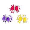 Cross-Border Fashion: Ribbed Band Swallowtail Hair Clip with Gemstones for Girls