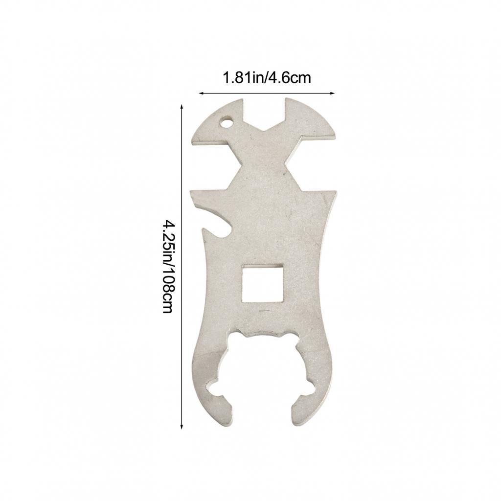 Gas Cylinder Wrench Compatible with Most Common Sizes from 13mm to 19mm