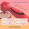 Clitoral and Nipple Stimulating Vibrator: Tongue-Licking and Sucking Massager for Female Orgasm