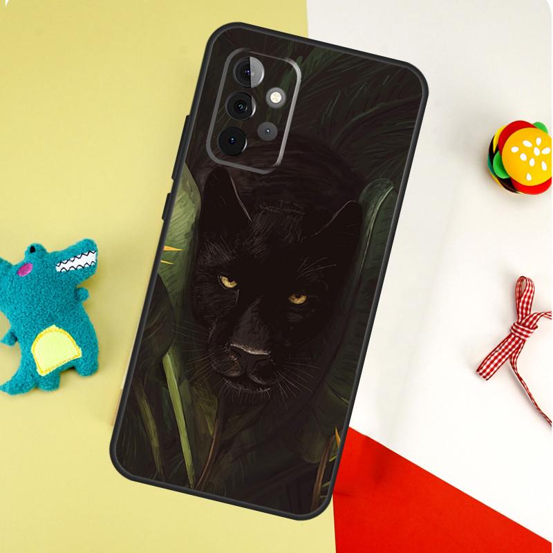 Cheetah Panther For Samsung Galaxy A54 A34 A14 A55 A35 A15 A53 A33 A13 A05 A06 A16 A22 A32 A52 Phone Case