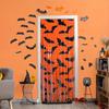 Foil Streamer Halloween Tinsel Curtain Fringe Curtain Halloween Door Curtain  Background Decor