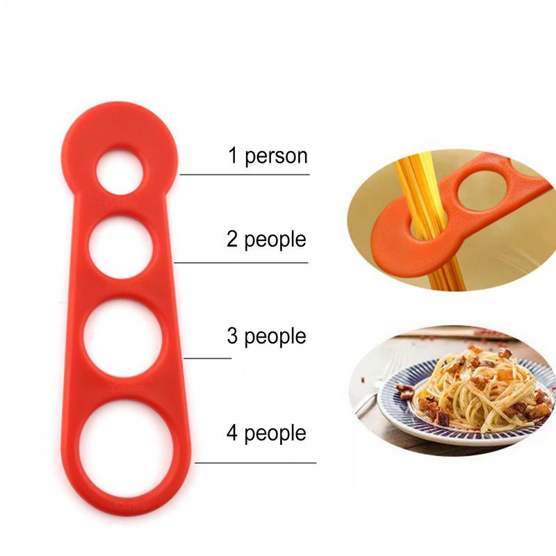 4 Holes Spaghetti Measurer Pasta Noodle Measure Cook Kitchen Cake Ruler Tapeline Measuring  Kitchen Gadgets for Noodles