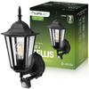 Lampa Ogrodowa Kinkiet Elewacyjny Zewnętrzny E27 Led Latarnia Czujnik Ruchu Bellis Czarna Lumiled