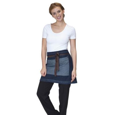 Dennys Washed Denim Contrast Waist Apron