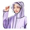 Unisex Stormproof Cycling & Hiking Rain Cape with Double Hood Brim - One-Piece Design