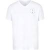 FW23 Casual Printed V-Neck Short Sleeve T-Shirt Men Tops White 6RZTBD-ZJA5Z-1100