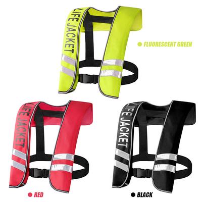 Inflatable Adults Life Jacket Adult Life Vest Safety Float Suit for Water Sports Kayaking Fishing