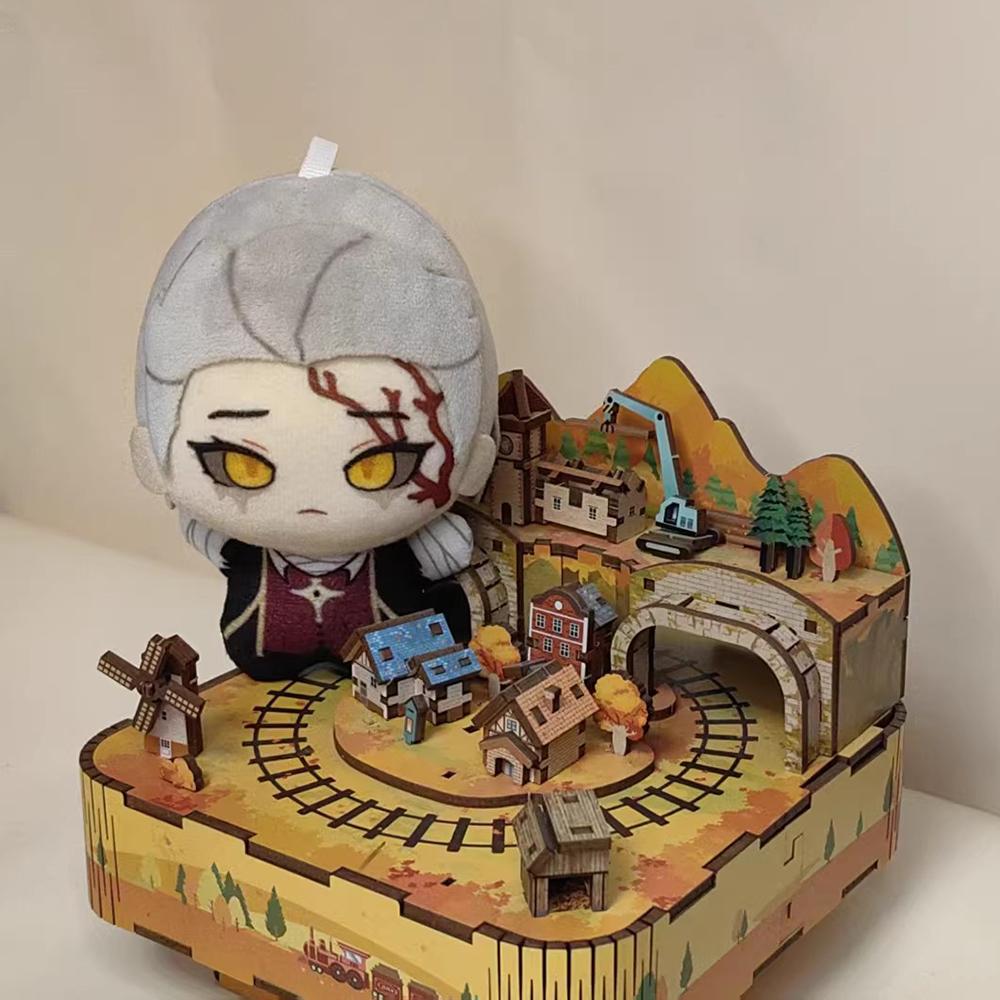 10Cm Identity V Hermit Plush Doll Pendant Cute Alva Lorenz Stuffed Toy Fan Holiday Birthday Gift Collect
