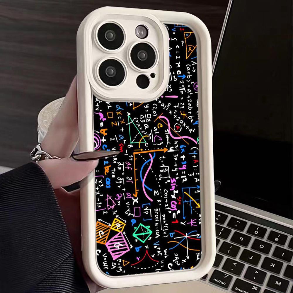 Angel Eye TPU Soft Phone Case for Samsung A05 A13 A23 A53 A14 A24 A34 A54 A15 A25 A35 A55 S20 S23 FE S24 Ultra Ae71 Creative Brain Mathematicians