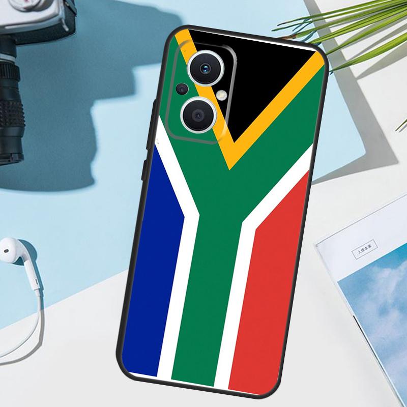 South Africa Flag Cover For OPPO Reno 14 F 13F 12F 11F 10 11 12 13 Pro 7 8 Lite OPPO Find X9 X5 X6 X8 Pro Case