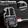 LED Portable High Power LED Flashlights Keychain COB Work Light 4 Mode Rechargeable LED Light Camping Hiking Torch Lantern Lamps