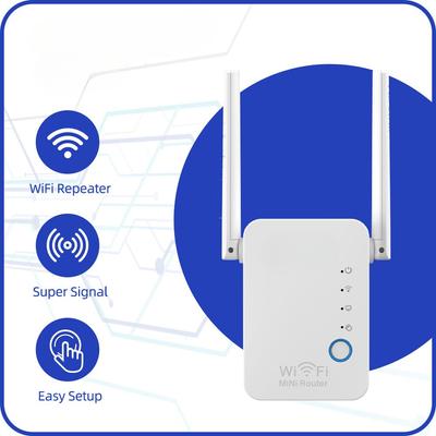 Bezdrátový WiFi opakovač Wifi Extender Ultraboost Wifi zesilovač Long Range Repiter 300M Wi-Fi Booster Access Point