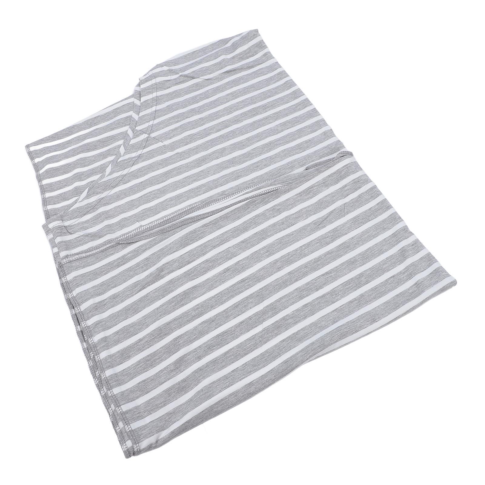 

Чехол для кормления грудью, серый, в полоску, 360 градусов, полный охват, чехол для кормления грудью, для ребенка