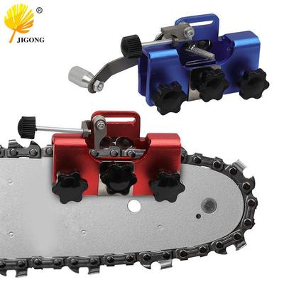 Portable Hand-Crank Chainsaw Sharpener and Clamp Tool