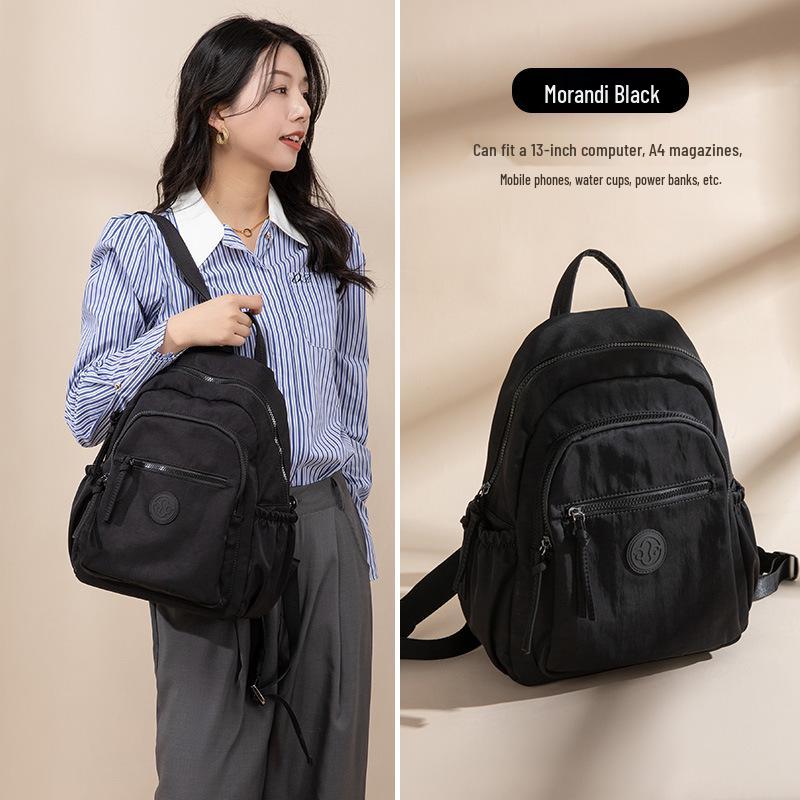 Zaino in Tela Leggero Versatile da Donna - per Pendolarismo, Viaggio e Studenti con Grande Capacità