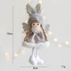 New Christmas Tree Angel Girl Ornament - Cute Gauze Pendant Decoration for Children