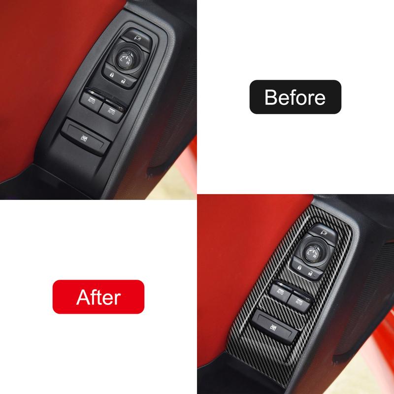 For Subaru BRZ ZD8 / Toyota GR86 ZN8 - Car Accessories ABS Car Door Window Lift Switch Cover Trim 2pcs LHD! RHD!