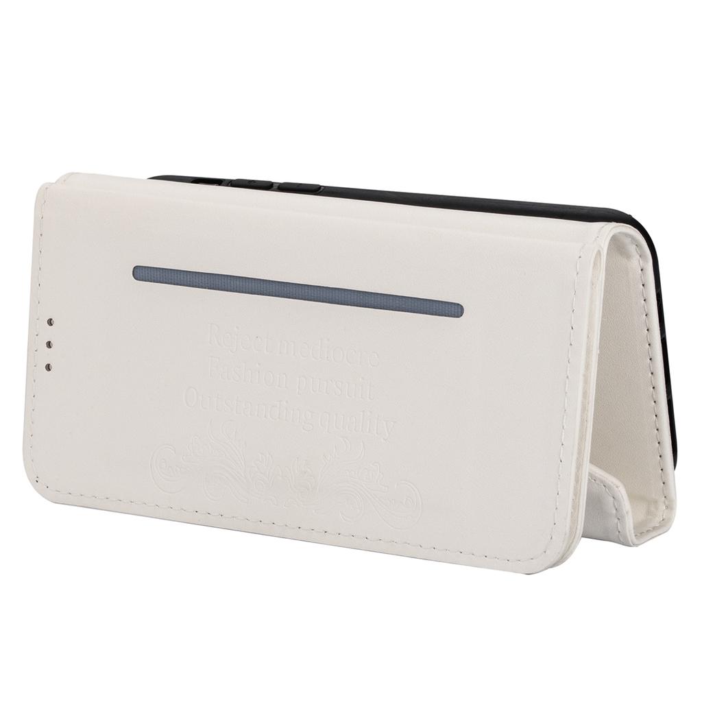 N.BEKUS For iPhone 17 Cases Skin-Touch Leather Wallet Phone Cover with Straps