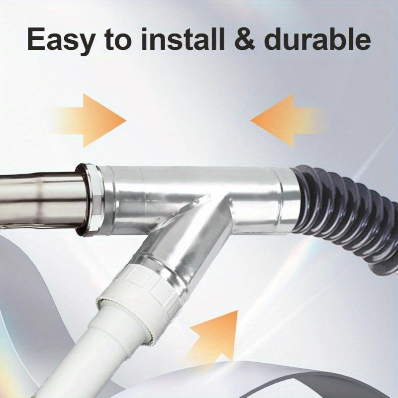 1BUC Conector Furtun Aerisire cu 3 Căi Unghi 45 Grade Formă Y pentru Ventilator Extraction Uscător Furtun Ventilație Metalic Instrument Divizor Tub Ventilație Baie