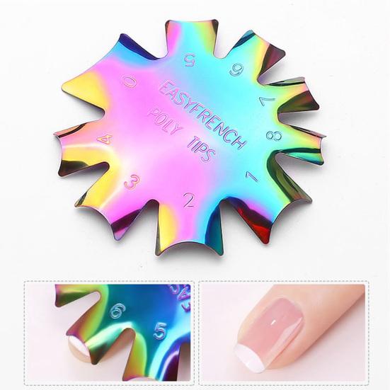 Stainless Steel Nail Art Design French Manicure Varnish Modeling Stamping Plate