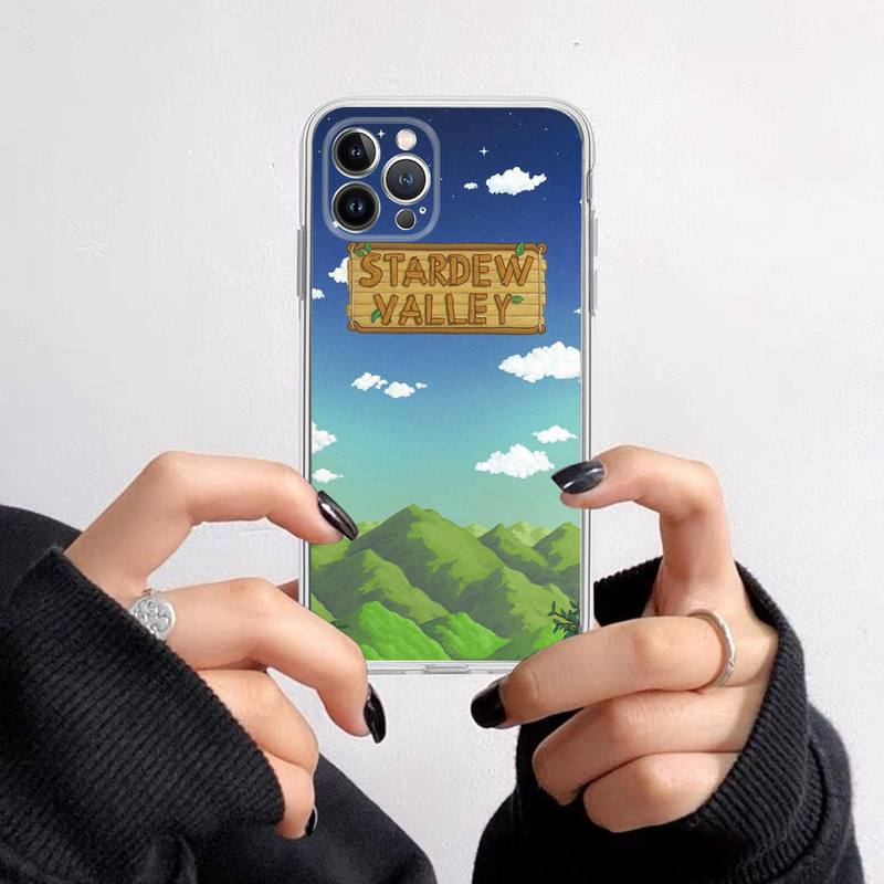 Stardew valley Phone Case For iPhone 14 13 12 11 Pro Max XS X XR SE 2020 6 7 8 Plus Mini Transparent Shell