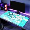 Podložka pod myš Hatsune Miku - Protiskluzová gumová základna, Hladký povrch pro práci, Hraní her, Kancelářské a domácí použití, Stolní podložka pod myš