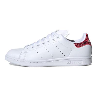 Originals Stan Smith Synthetic Leather Durable Low-Top Sneakers Women Sneakers White Red FY1714