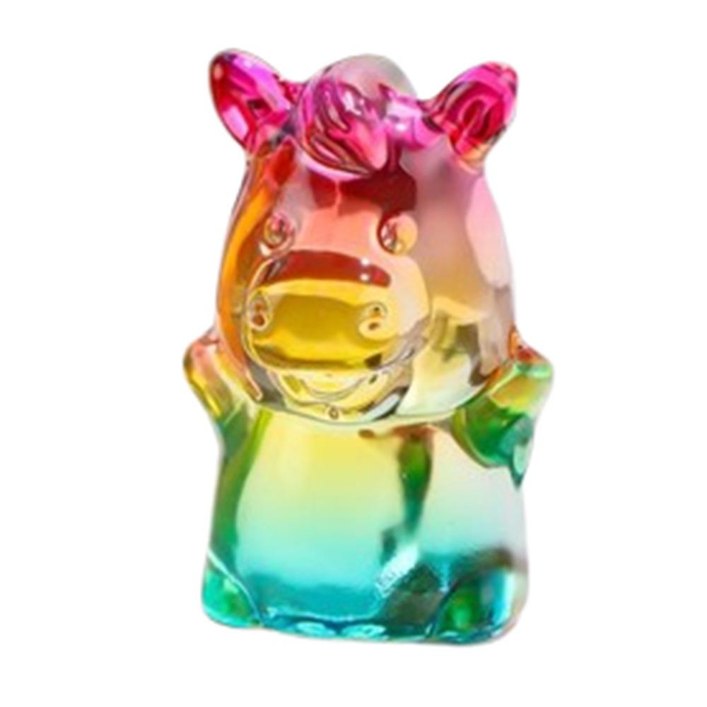 Creative Citrine Figurine Ornaments Crystal Mini Miniature Figure Car Interior Ornament