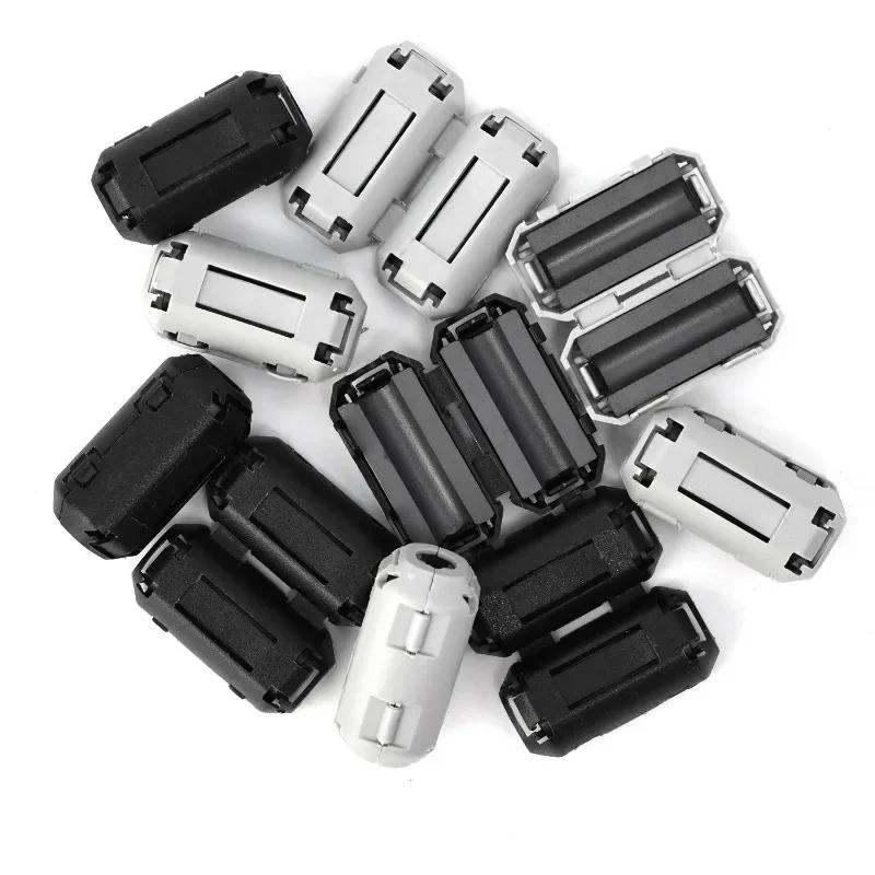 1-30Pcs Noise Filter Magnetic Clip Noise Suppressor Filter Ring Cable Clamp for Suppressor Powerline Power Cord Magnetic Ring