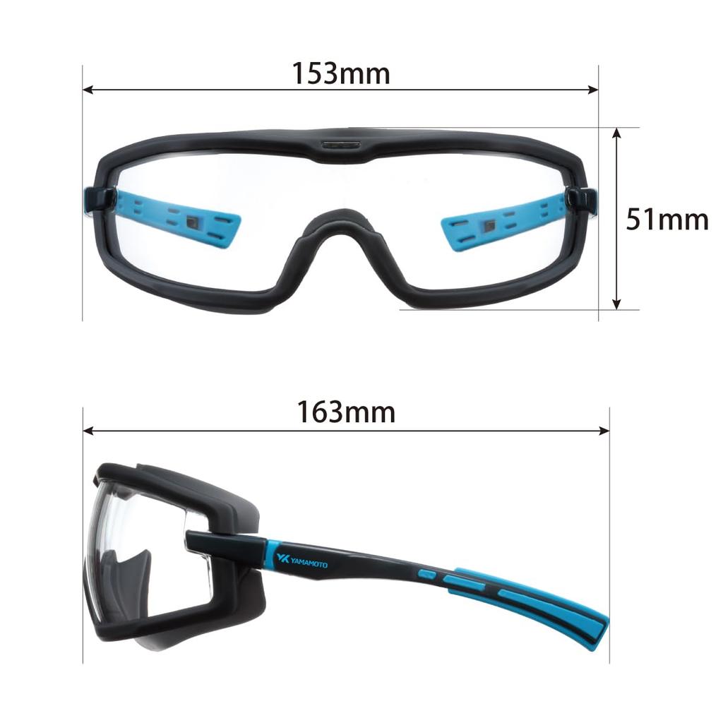 Winner of the 2024 Good Design Protective Glasses with 20x Durability and Made In JIS Standard UV Protection [Yamamoto Kogaku] Award, SN-610G Gasket,