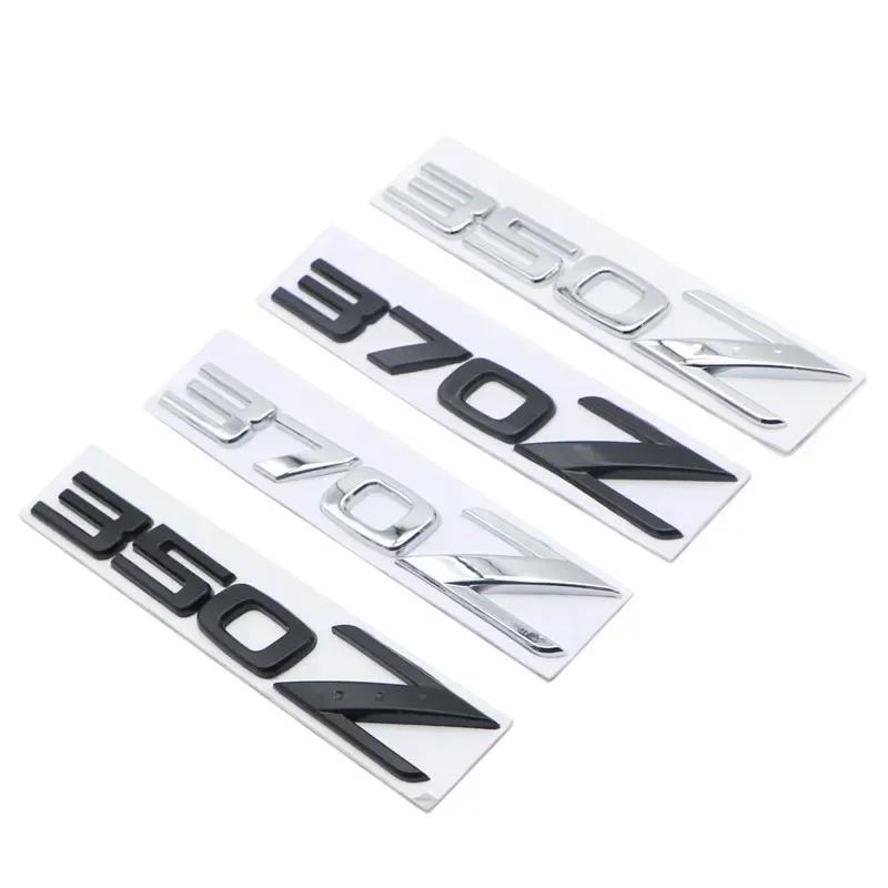 350Z 370Z Letters Rear Trunk Emblem Badge For GTS GTR  Z Z3 Z34 Teana Car Modification Stickers Decals 3D Metal