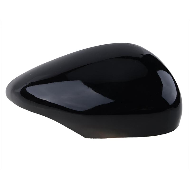 Rymująca osłona lusterka wstecznego skrzydło osłona lusterka bocznego czarny błyszczący pasuje do Ford Fiesta MK7 2008 - 2017 akcesoria samochodowe 1