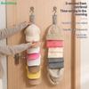 Multi-Functional Hat Hanging Strap – 4/8-Clips Cap Organizer for Baseball Caps, Beanies & Hats