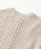 Another Office Grandma Cable Cardigan (Oatmeal)