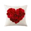 Valentine's Day Pillow Nordic Red Car Rose Love Print Cushion Linen Cushion Home Products