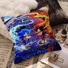 Anime S-Sonics H-Hedgehoges Cushion Cover Car Throw Pillow Case For Sofa Car Christmas Gift 40X40Cm 45X45Cm