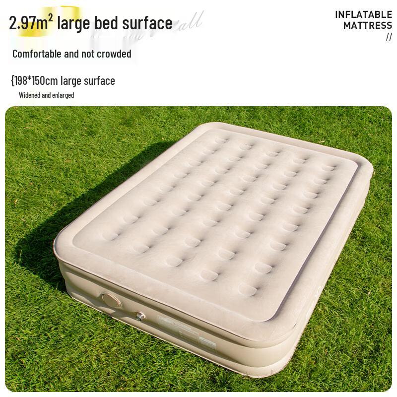 KuleDeng Outdoor Inflatable Air Mattress with Built-in Pump