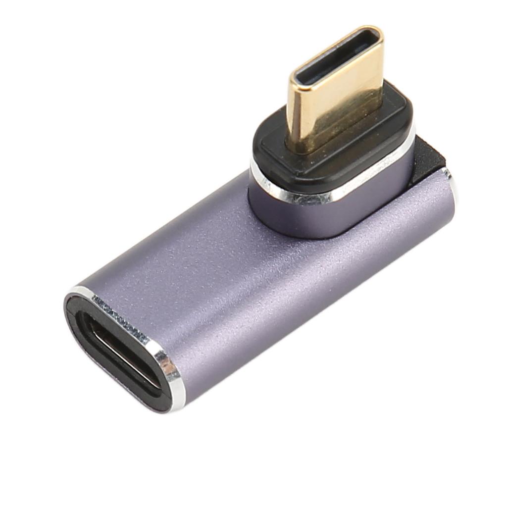 USB C 3.1 Magnetic Right Angle Adapter PD 140W Fast Charging 40Gbps 8K 90 Degree Type C Magnetic
