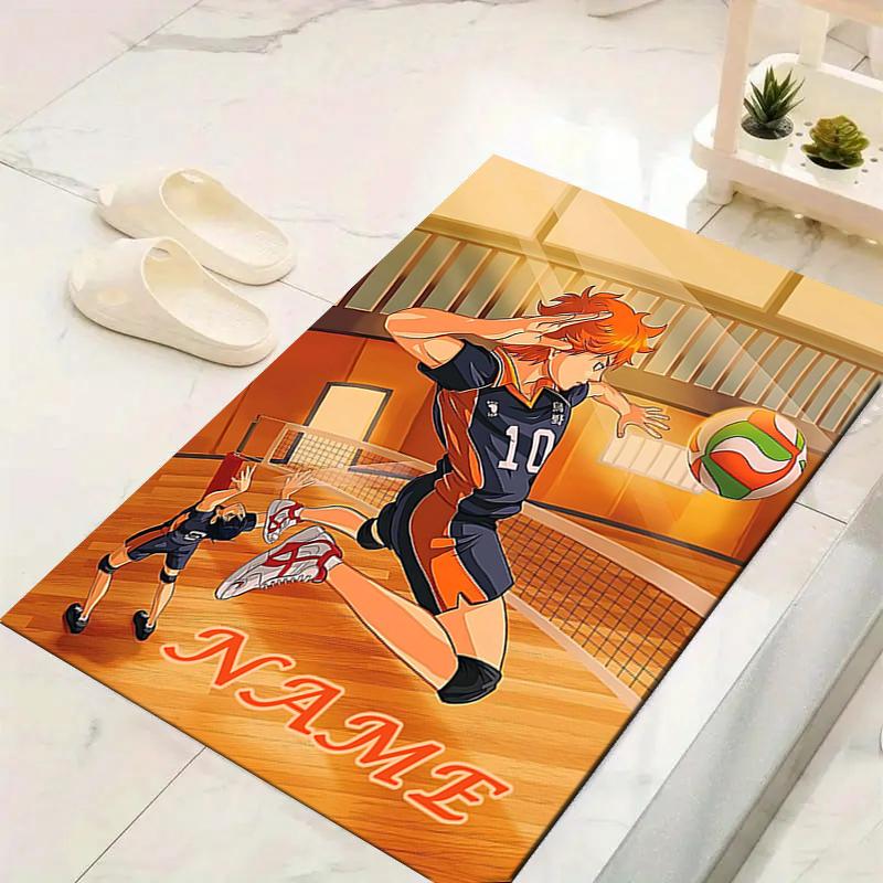 Custom 1Pc Volleyball Spirit Teamwork Triumphs Rug Office Carpet Indoor Outdoor Entrance Doormat Nonslip Soft And Comfortable Living Room D291580