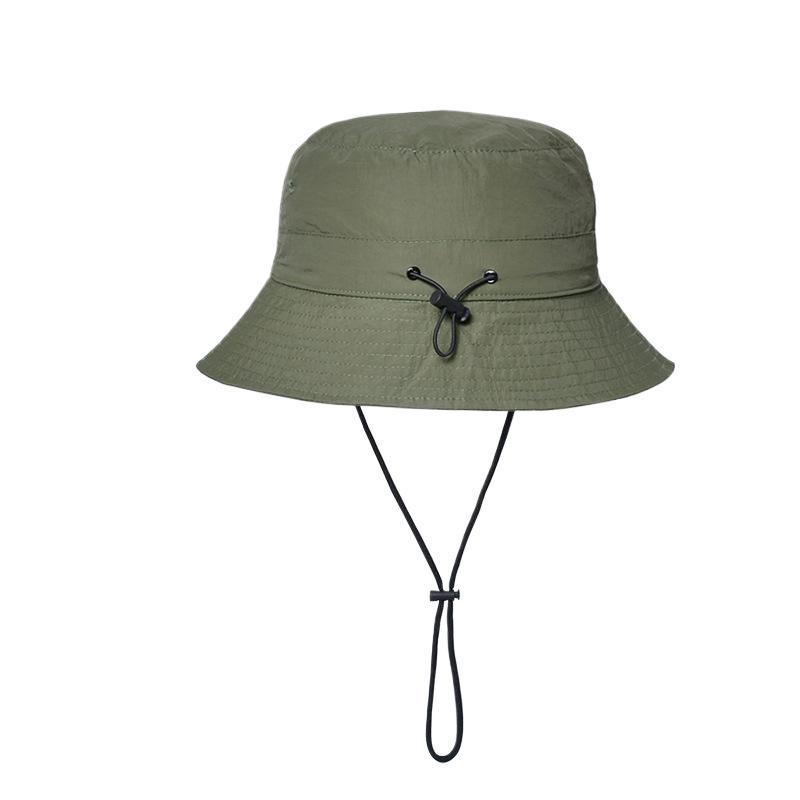 New summer waterproof bucket hat men's outdoor fishing mountaineering hat folding storage color matching sunshade sun protection hat children