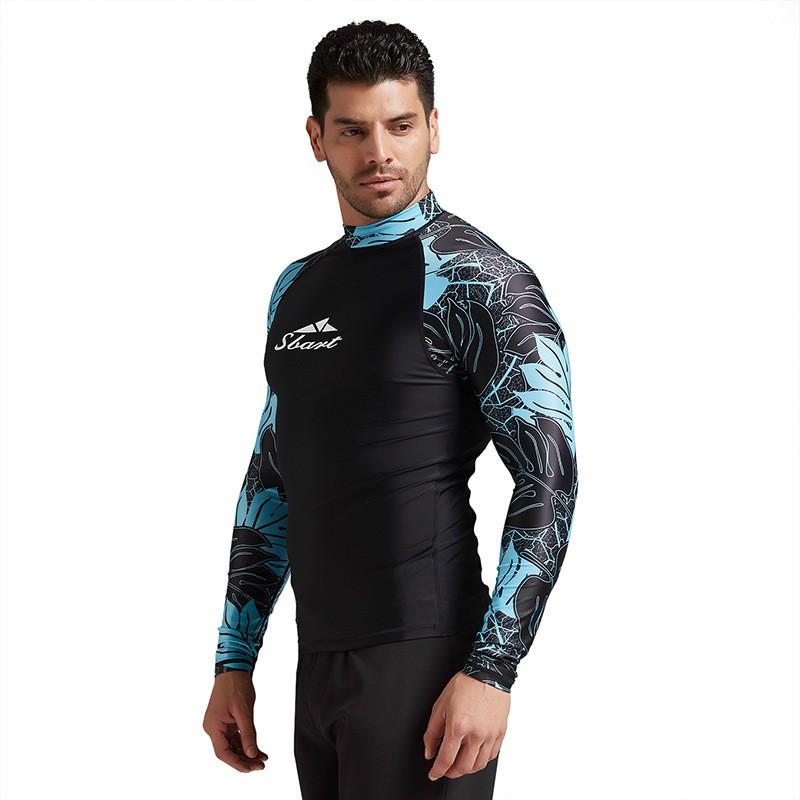 Diving Wetsuit Men Long Sleeve Split Sunscreen Swimsuit Anti Jellyfish Surfing Suit