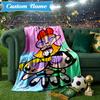 Custom Name Powerpuff Adventure Blanket Lightweight Ideal Bedding Blanket Perfect for Travel, Camping, Living Rooms, Sofas, Christmas Gift
