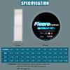 4.13LB-34.32LB Fishing Monofilament Line Fast Sinking Line Abrasion Resistant Fluorocarbon Coating Casting Main Line
