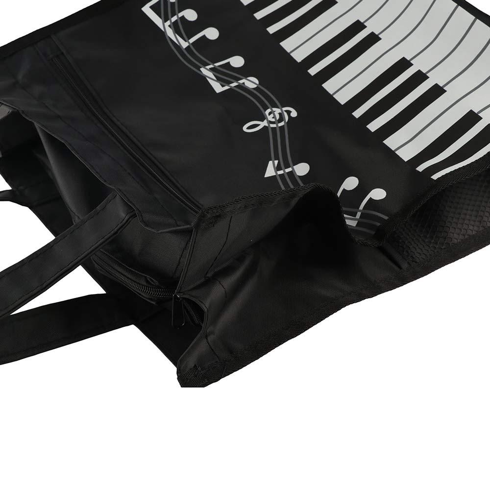 Facile da Piegare Durevole Tasti di Pianoforte Borsa a Mano Colorata Lavabile Borsa per la Spesa Portatile Robusta Borsa della Spesa Uomo