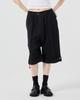 WHYSOCEREALZ Short Baggie Trousers - Black