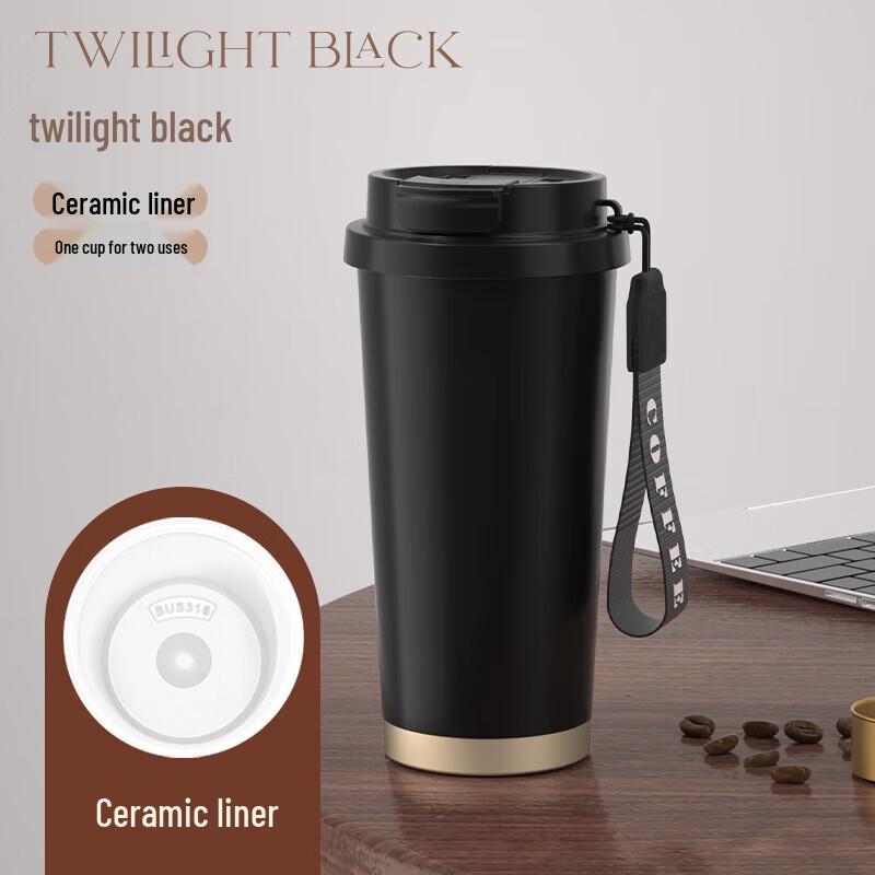 Premium 316 Stainless Steel Dual-Drink Insulated Travel Tumbler