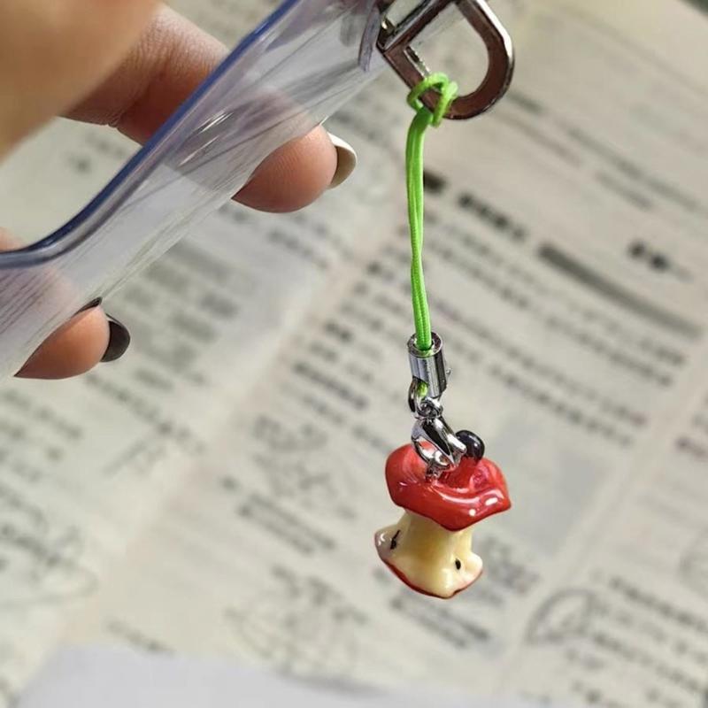 Multi Color Phone Lanyard Fruit Shapes Pendant Wrist Strap Detachable Phone Chains Keyring Portable Accessory for Women