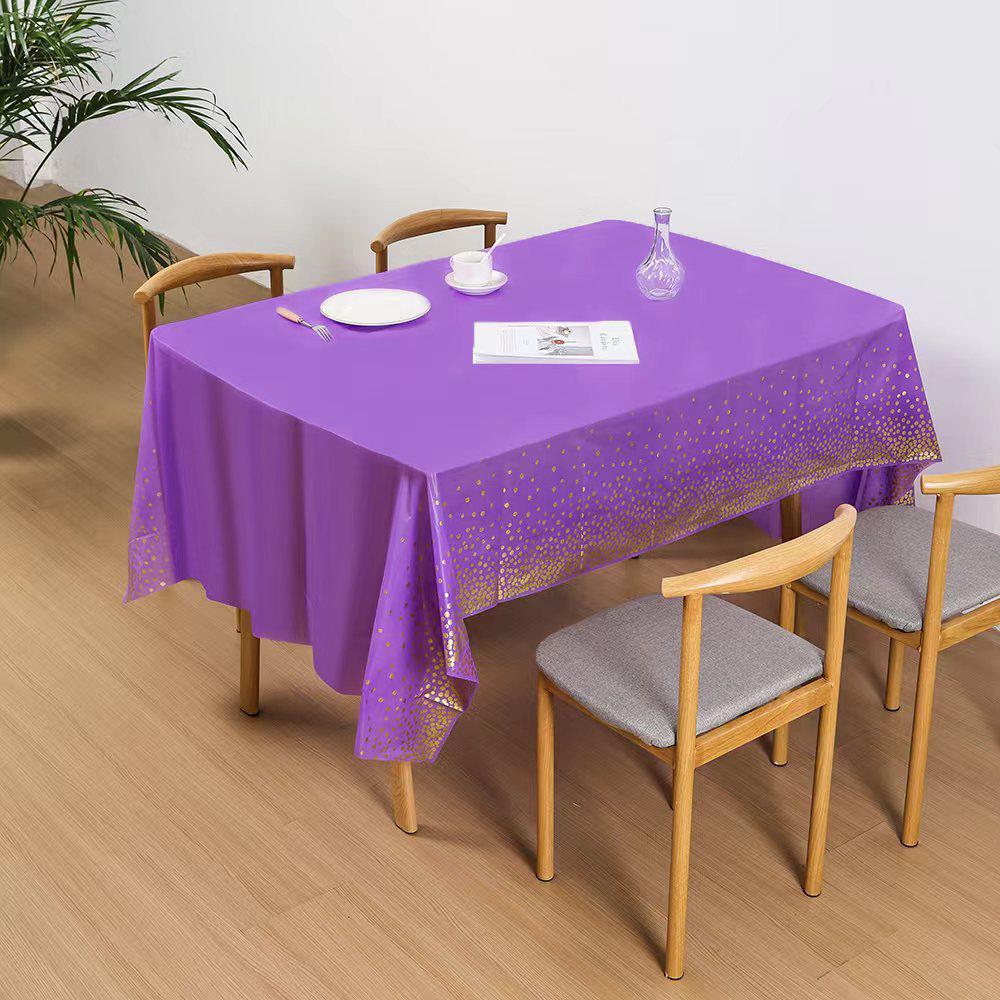 Polka Dot Disposable PEVA Plastic Party Tablecloth