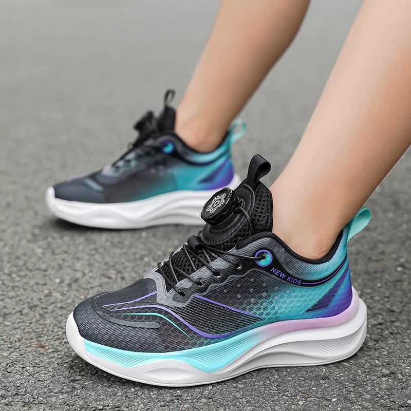 Boys shoes red rabbit pro running shoes summer new single mesh breathable running shoes medium and large children's student sports running shoes