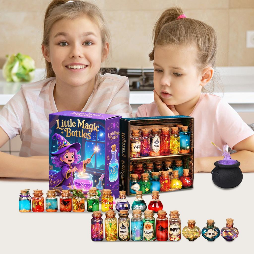 Little Witch Magician Potion Bottle Set DIY Toy 30ml